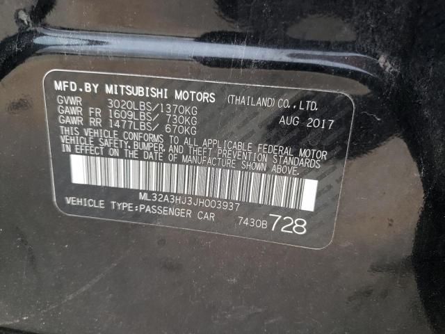 2018 Mitsubishi Mirage ES