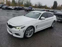 Salvage cars for sale from Copart Portland, OR: 2018 BMW 440I Gran Coupe