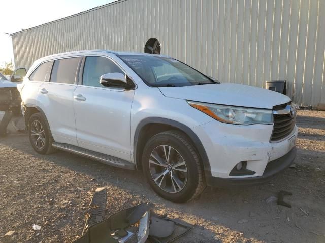 2016 Toyota Highlander XLE