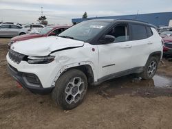 Jeep salvage cars for sale: 2022 Jeep Compass Trailhawk