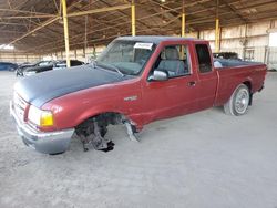 Ford salvage cars for sale: 2001 Ford Ranger Super Cab