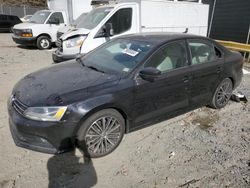 Volkswagen salvage cars for sale: 2016 Volkswagen Jetta Sport