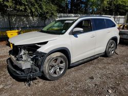 Salvage cars for sale at Greenwell Springs, LA auction: 2015 Toyota Highlander Limited