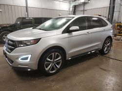 Salvage cars for sale at Casper, WY auction: 2017 Ford Edge Sport