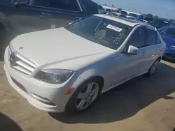 Salvage cars for sale at Riverview, FL auction: 2011 Mercedes-Benz C300