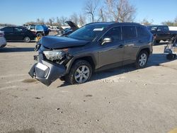 Salvage cars for sale at Bridgeton, MO auction: 2021 Toyota Rav4 LE