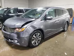 Salvage cars for sale at Elgin, IL auction: 2015 Honda Odyssey Touring