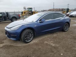 Salvage cars for sale at Chicago Heights, IL auction: 2019 Tesla Model 3