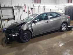 Salvage cars for sale at Elgin, IL auction: 2019 Toyota Corolla L