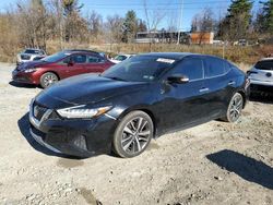 Nissan salvage cars for sale: 2019 Nissan Maxima S