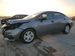 Salvage cars for sale at Grand Prairie, TX auction: 2021 Nissan Versa S