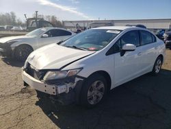 Honda salvage cars for sale: 2015 Honda Civic LX