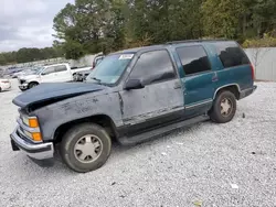 Salvage cars for sale at Fairburn, GA auction: 1999 Chevrolet Tahoe C1500