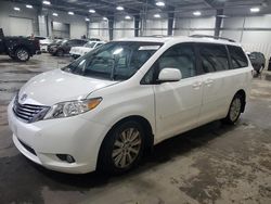 Salvage cars for sale at Ham Lake, MN auction: 2013 Toyota Sienna XLE