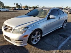 Salvage cars for sale at Van Nuys, CA auction: 2012 Mercedes-Benz C 250