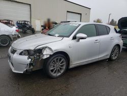 Salvage cars for sale at Woodburn, OR auction: 2013 Lexus CT 200