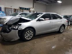 Salvage cars for sale from Copart Elgin, IL: 2017 Toyota Camry LE