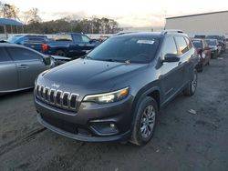 Salvage cars for sale at Spartanburg, SC auction: 2019 Jeep Cherokee Latitude Plus