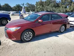 Salvage cars for sale at Ocala, FL auction: 2016 Toyota Camry LE