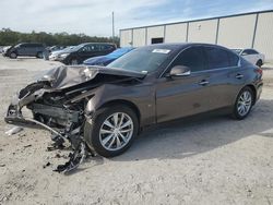 Salvage cars for sale at Apopka, FL auction: 2014 Infiniti Q50 Base