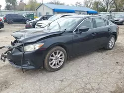 Salvage cars for sale at Wichita, KS auction: 2015 Mazda 6 Sport