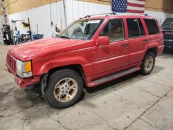 Salvage cars for sale at Anchorage, AK auction: 1996 Jeep Grand Cherokee Limited