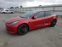 Salvage cars for sale at Martinez, CA auction: 2022 Tesla Model 3