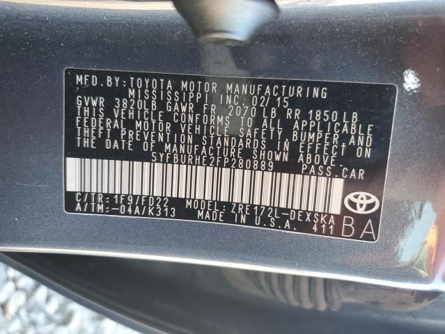 2015 Toyota Corolla L