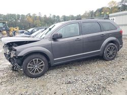 Salvage cars for sale at auction: 2018 Dodge Journey SE