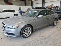 Salvage cars for sale at Greenwood, NE auction: 2013 Audi A6 Premium Plus