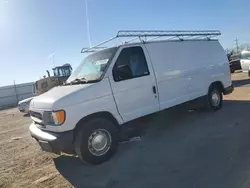 Salvage trucks for sale at Chicago Heights, IL auction: 2002 Ford Econoline E150 Van