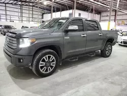 Toyota Tundra Crewmax Platinum Vehiculos salvage en venta: 2014 Toyota Tundra Crewmax Platinum