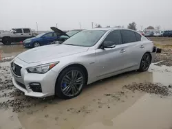 Infiniti q50 Hybrid Premium salvage cars for sale: 2014 Infiniti Q50 Hybrid Premium