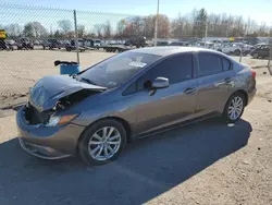 Honda Civic ex Vehiculos salvage en venta: 2012 Honda Civic EX