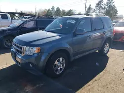 Vehiculos salvage en venta de Copart Denver, CO: 2012 Ford Escape Limited