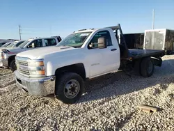 Salvage trucks for sale at New Braunfels, TX auction: 2015 Chevrolet Silverado C3500