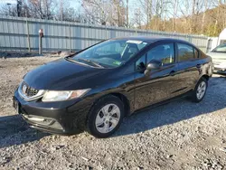 Salvage cars for sale at Hurricane, WV auction: 2013 Honda Civic LX