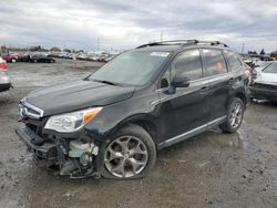 Salvage cars for sale at Eugene, OR auction: 2016 Subaru Forester 2.5I Touring