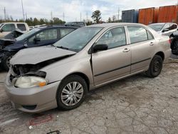 Toyota salvage cars for sale: 2003 Toyota Corolla CE