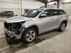 Toyota Highlander Vehiculos salvage en venta: 2015 Toyota Highlander Limited