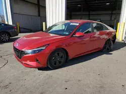 Carros salvage sin ofertas aún a la venta en subasta: 2021 Hyundai Elantra SEL