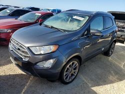 Ford Ecosport salvage cars for sale: 2020 Ford Ecosport Titanium