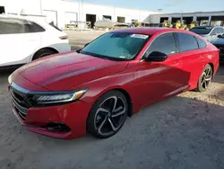 Salvage cars for sale from Copart Riverview, FL: 2021 Honda Accord Sport