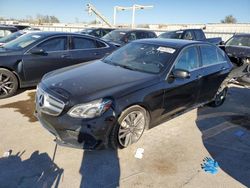 Salvage cars for sale from Copart Kansas City, KS: 2016 Mercedes-Benz E 350 4matic