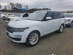 Land Rover salvage cars for sale: 2018 Land Rover Range Rover HSE