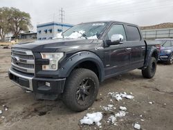 Salvage trucks for sale at Albuquerque, NM auction: 2015 Ford F150 Supercrew