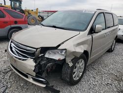 Salvage cars for sale at Cahokia Heights, IL auction: 2016 Chrysler Town & Country Touring