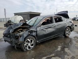 Salvage cars for sale at Fresno, CA auction: 2017 Honda Accord LX