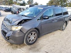 Salvage cars for sale at Hampton, VA auction: 2012 Honda Odyssey EXL