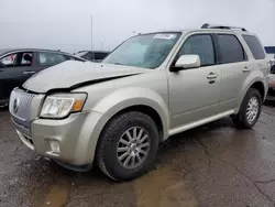 Mercury salvage cars for sale: 2010 Mercury Mariner Premier